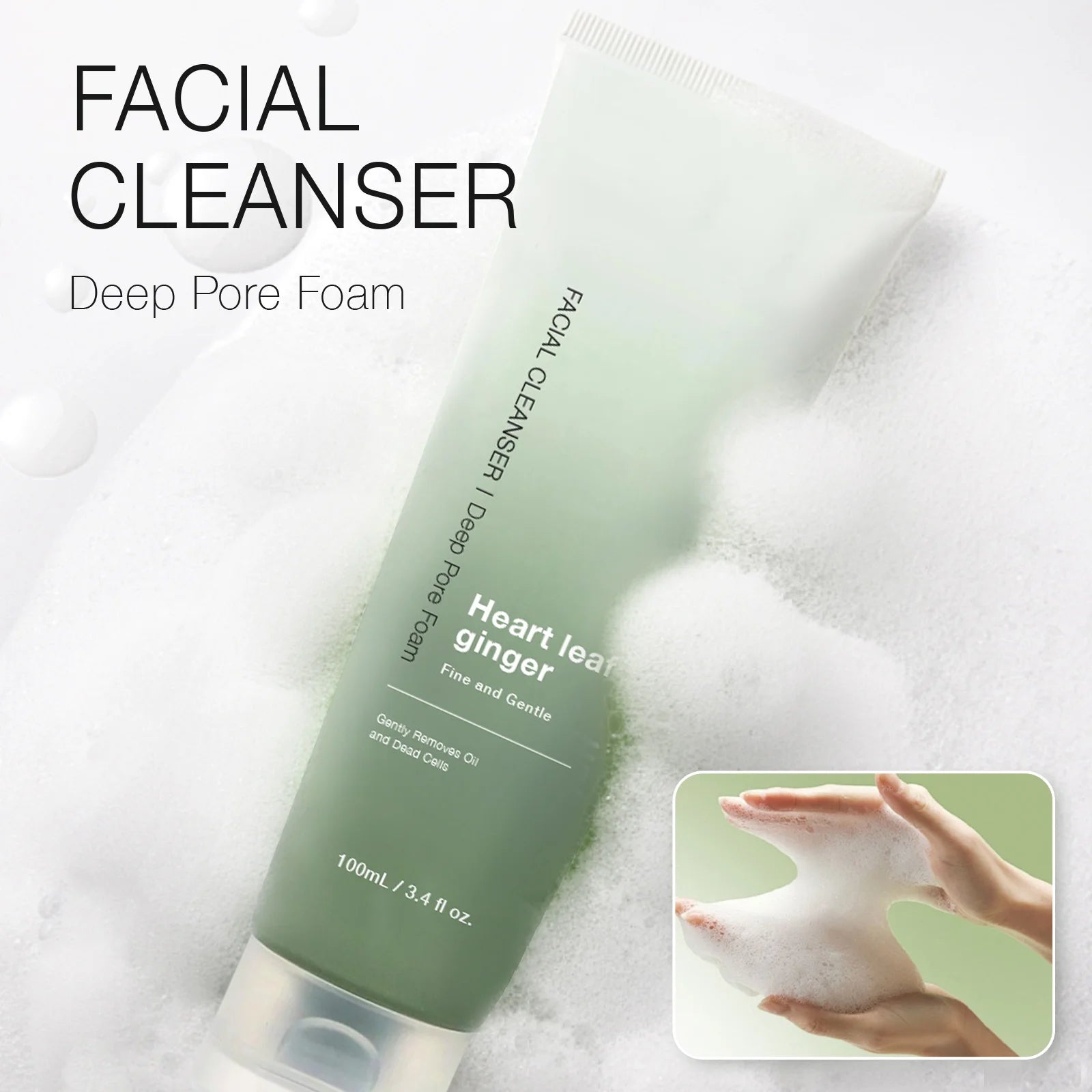 Heartleaf Cleanser – Korean Foam for Clear, Calm Skin