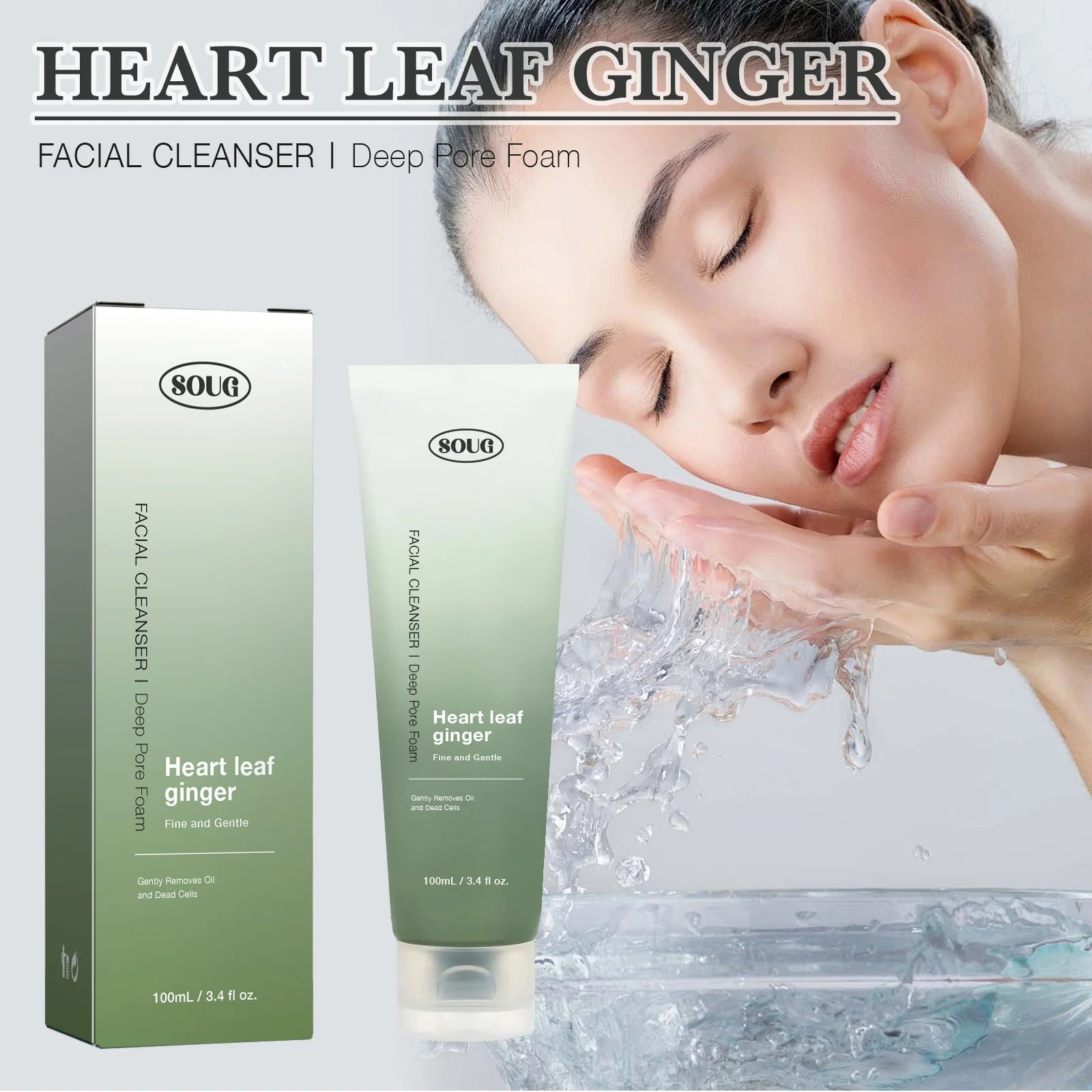 Heartleaf Cleanser – Korean Foam for Clear, Calm Skin