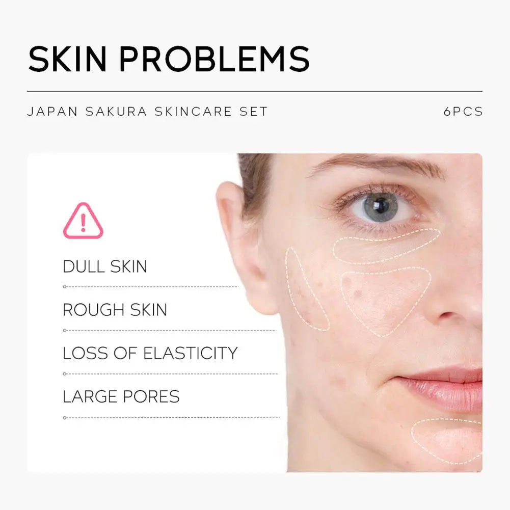 Sakura Glow Set – 6-Step Japanese Skincare Ritual