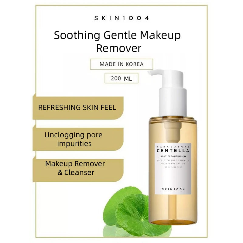 Korean Centella Cleansing Oil Facial Makeup Remover Moisturizing Face Cleansing Oil Shrink Pores Removal Oil